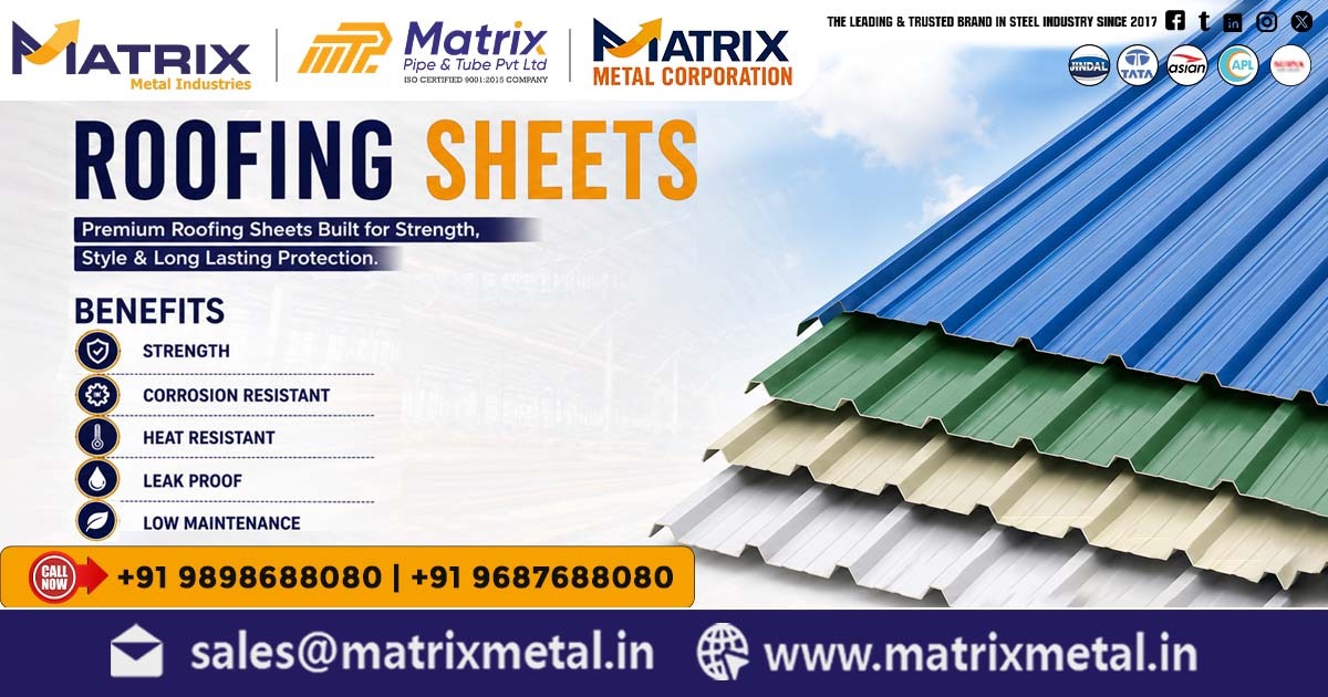 Roofing Sheets for Industrial Buildings In Surat