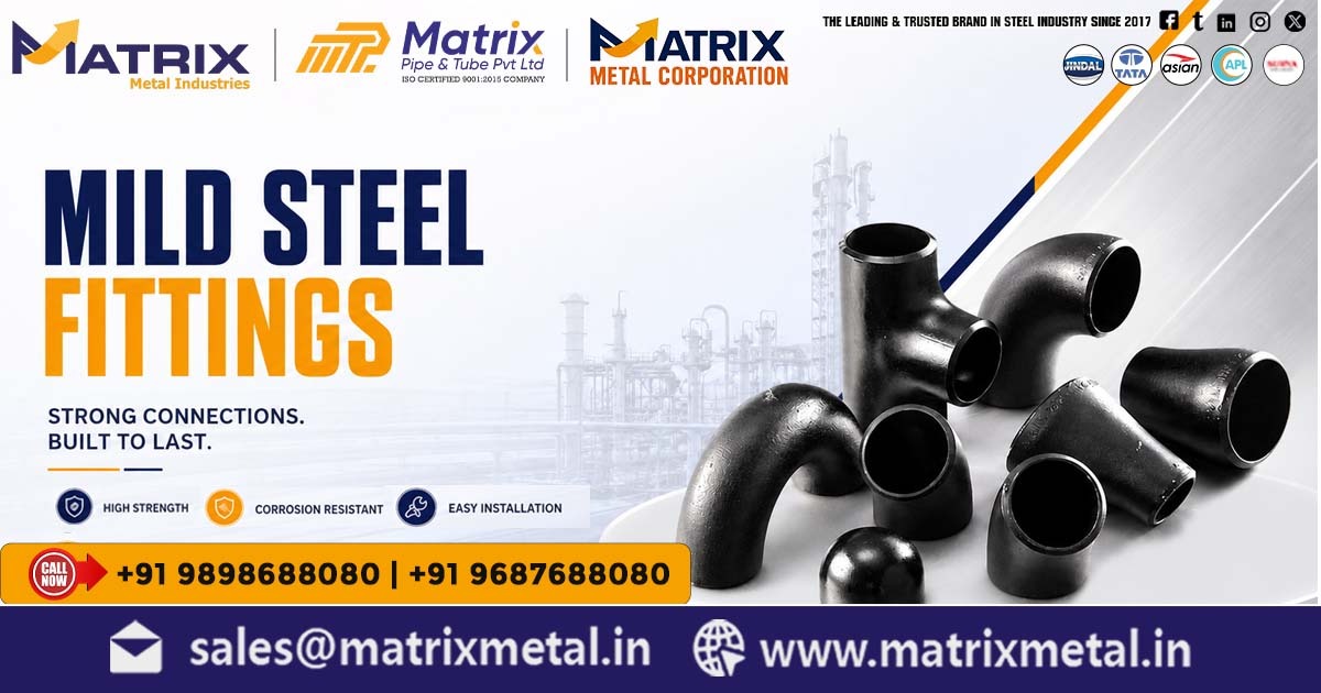 Premium Mild Steel Fittings In Vadodara for Industrial Projects