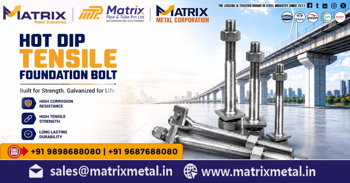 Hot Dip Tensile Foundation Bolt In Panoli