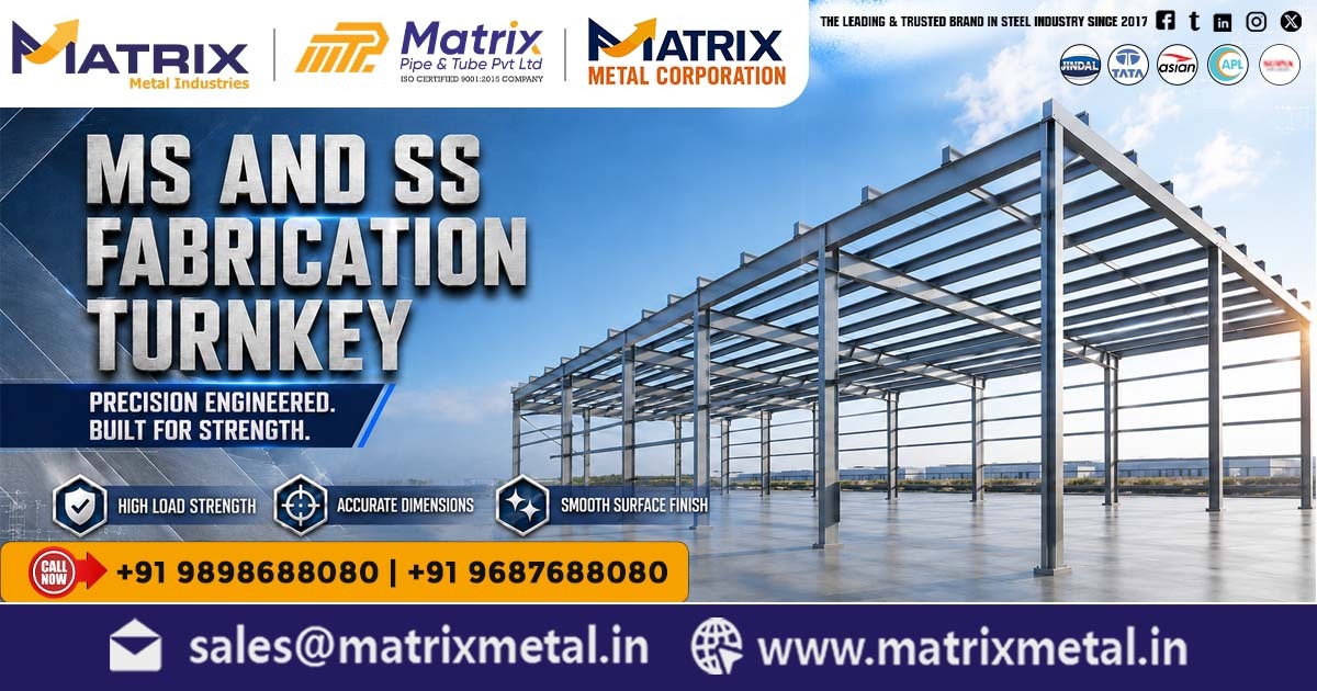 MS And SS Fabrication Turnkey Projects In Dahej | Matrix Metal Industries