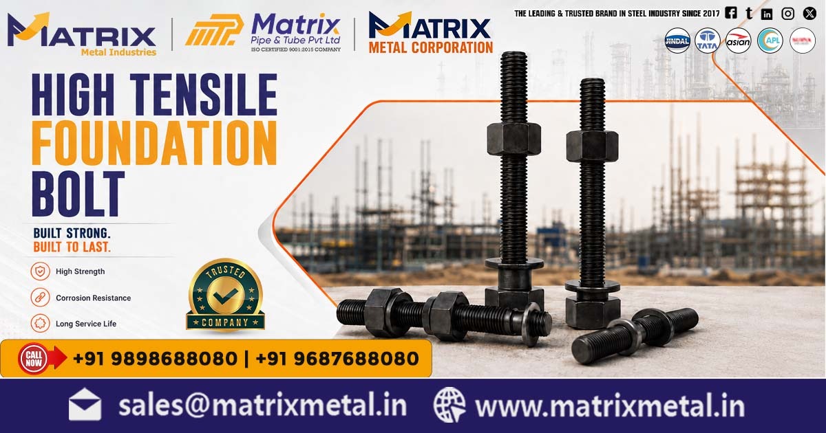 High Tensile Foundation Bolt Supplier In Sayakha