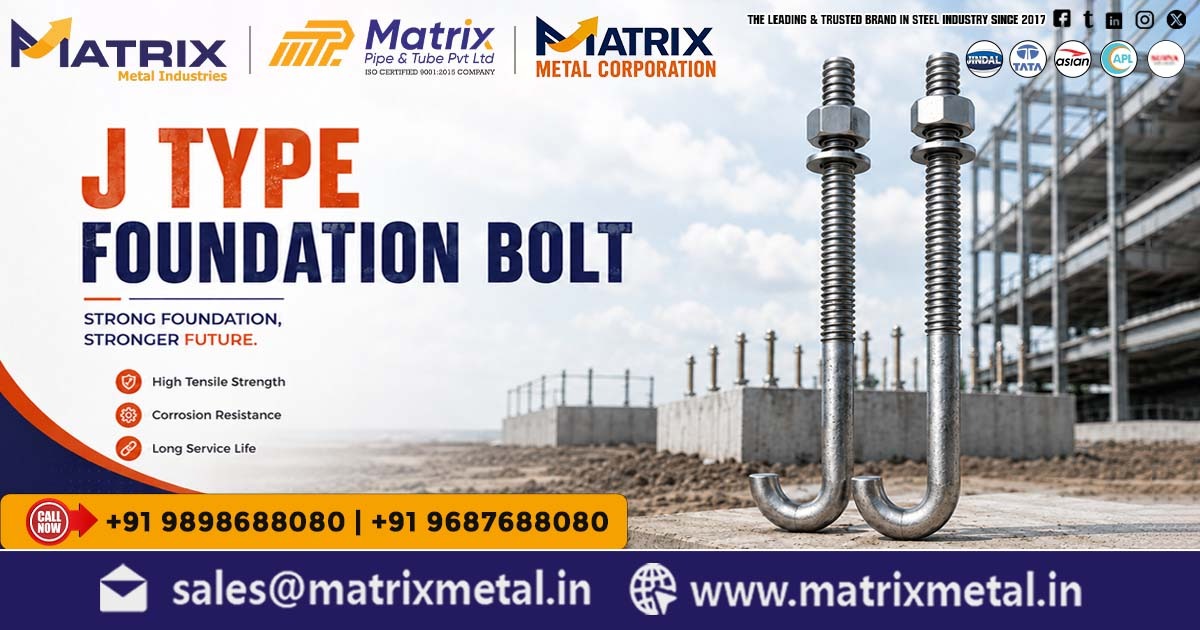 J Type Foundation Bolt Supplier In Ankleshwar