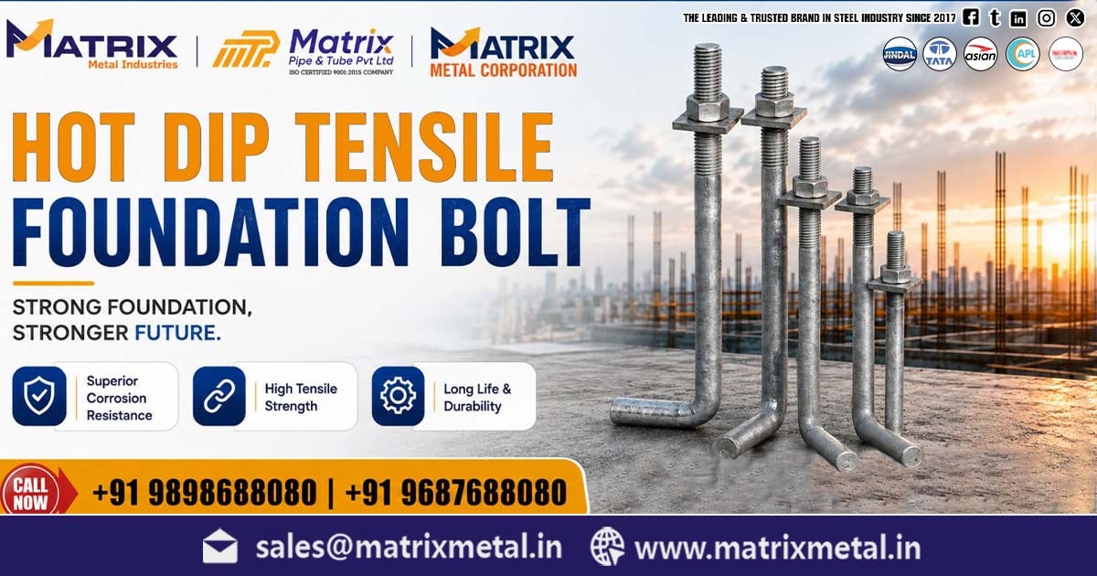 Hot Dip Tensile Foundation Bolt In Jhagadia