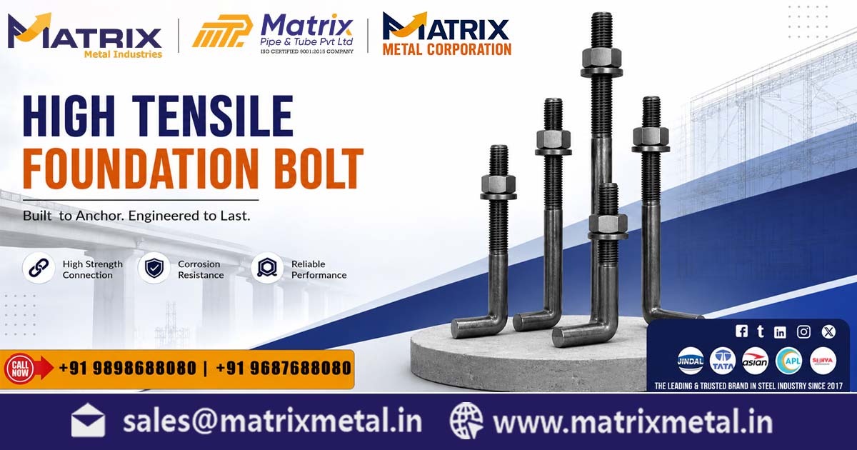 High Tensile Foundation Bolt Supplier In Panoli