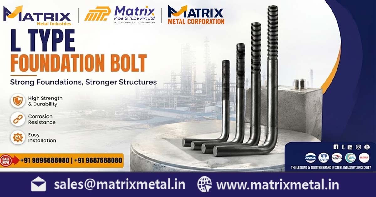 L Type Foundation Bolt Supplier In Ankleshwar