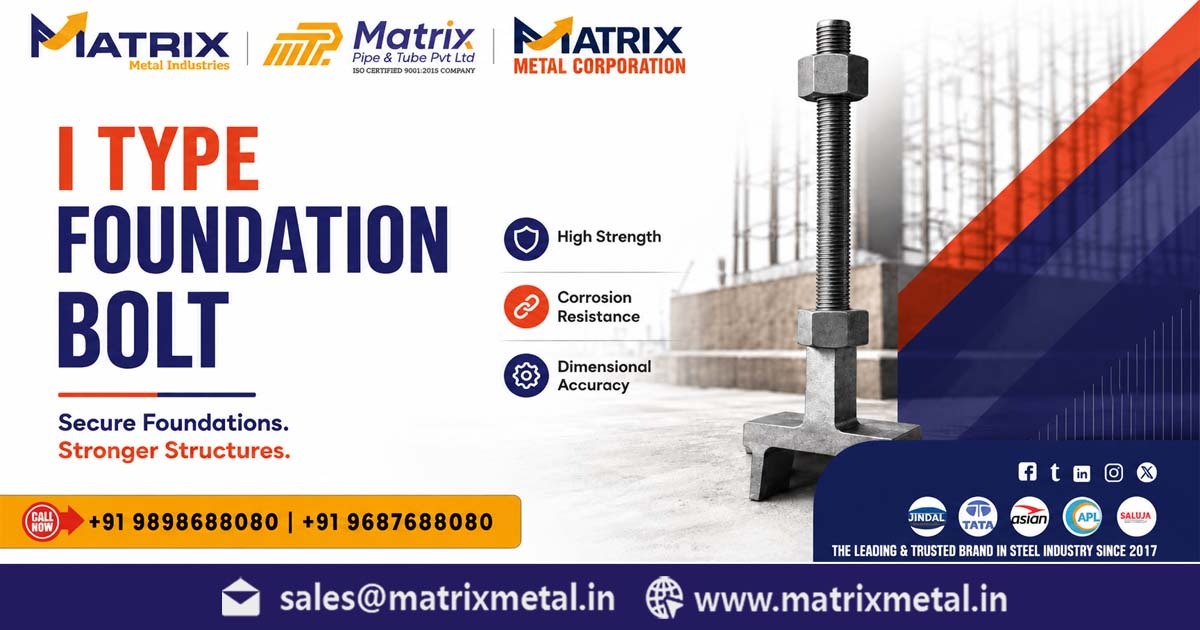 I Type Foundation Bolt Supplier In Dahej