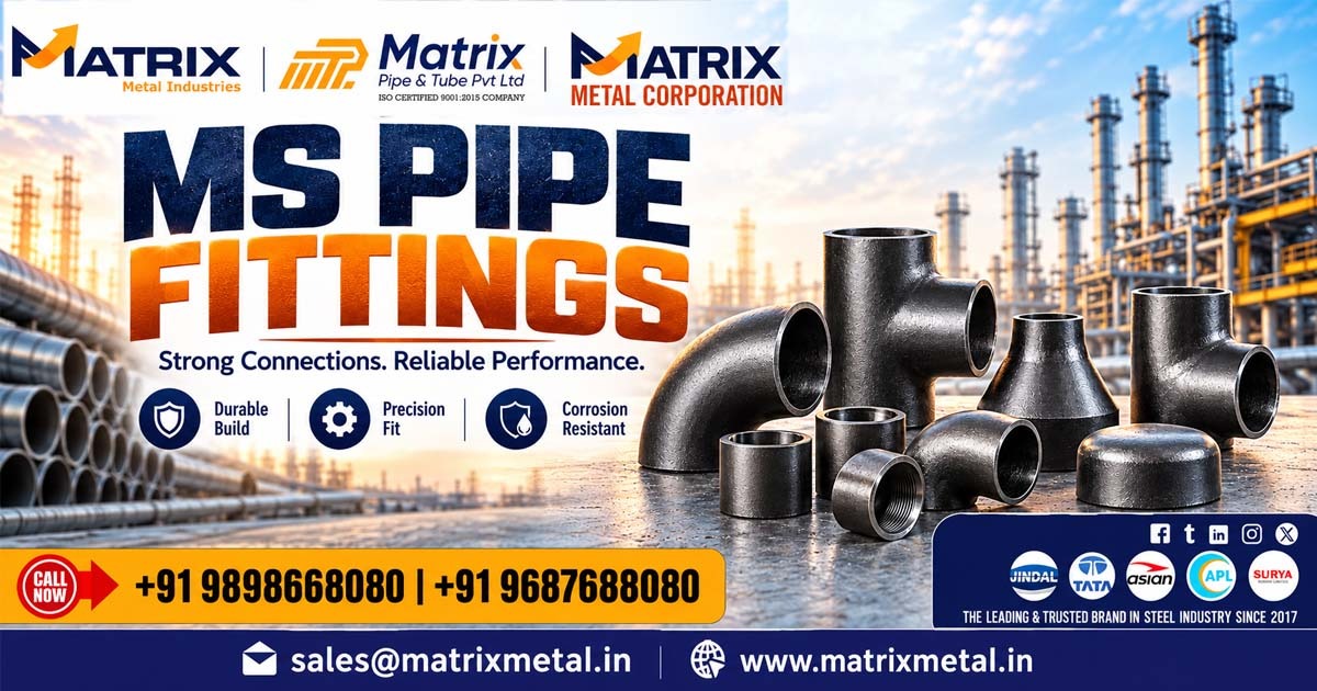 MS Pipe Fittings Manufacturer and Supplier In India