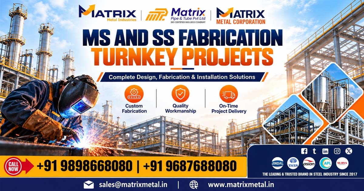 MS And SS Fabrication Turnkey Projects In West Bengal